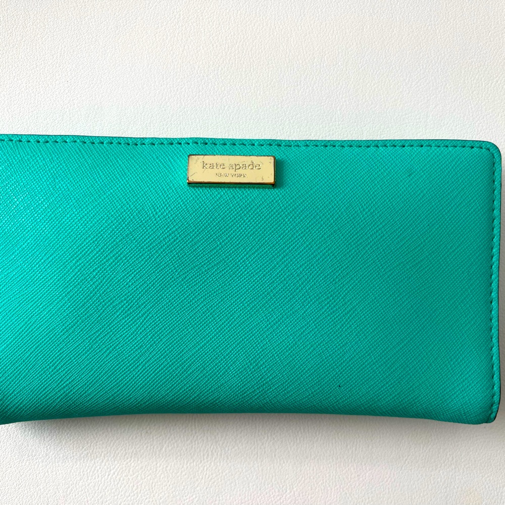 KATE SPADE Tiffany green wallet